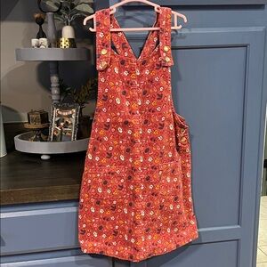 Tahari Fall Floral Overall Dress